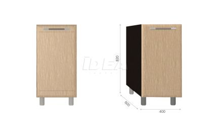 Модуль кухни нижний Терра I-K-T-N40-VS, светлый венге/тик